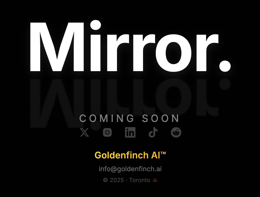 Mirror AI Dating Platform